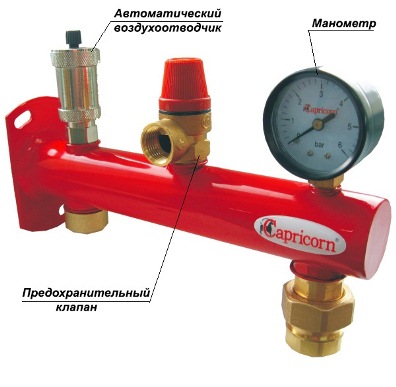 применение воздухоотводчика автоматического