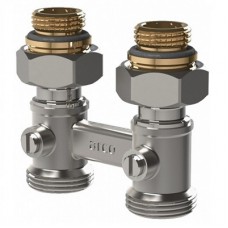 Узел прямой для нижнего подключения стальных радиаторов с адаптерами ARCO 07930 Узел прямой для нижнего подключения стальных радиаторов с адаптерами ARCO 07930