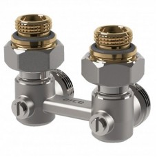 Узел угловой для нижнего подключения стальных радиаторов с адаптерами ARCO 07940 Узел угловой для нижнего подключения стальных радиаторов с адаптерами ARCO 07940